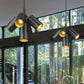 Z-Lite Lumina 17" 5-Light Matte Black Steel Chandelier