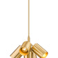 Z-Lite Lumina 17" 5-Light Modern Gold Steel Chandelier