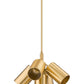 Z-Lite Lumina 17" 5-Light Modern Gold Steel Chandelier