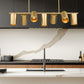 Z-Lite Lumina 17" 7-Light Modern Gold Steel Linear Chandelier