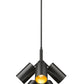 Z-Lite Lumina 17" 9-Light Matte Black Steel Chandelier