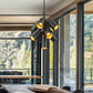 Z-Lite Lumina 17" 9-Light Matte Black Steel Chandelier