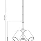 Z-Lite Lumina 17" 9-Light Matte Black Steel Chandelier