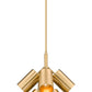 Z-Lite Lumina 17" 9-Light Modern Gold Steel Chandelier