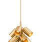 Z-Lite Lumina 17" 9-Light Modern Gold Steel Chandelier