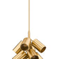 Z-Lite Lumina 17" 9-Light Modern Gold Steel Chandelier