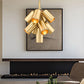 Z-Lite Lumina 17" 9-Light Modern Gold Steel Chandelier