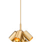 Z-Lite Lumina 17" 9-Light Modern Gold Steel Chandelier
