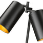 Z-Lite Lumina 9" 2-Light Matte Black Steel Table Lamp