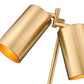 Z-Lite Lumina 9" 2-Light Modern Gold Steel Table Lamp