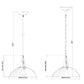 Z-Lite Lunelle 12" 1-Light Modern Gold Steel Frame Clear Glass Shade Pendant Light