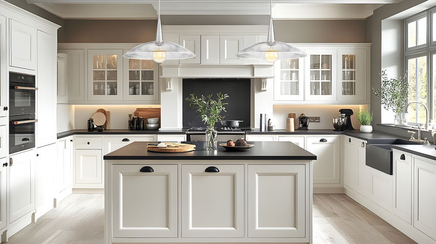 Z-Lite Lunelle 24" 1-Light Brushed Nickel Frame Clear Glass Shade Pendant Light