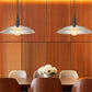 Z-Lite Lunelle 24" 1-Light Matte Black Frame Clear Glass Shade Pendant Light
