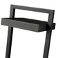 Z-Lite Luttrel 12" 1-Light LED Black Outdoor Post Mount Fixture and Round Pier Mount With Sand Blast Glass Shade