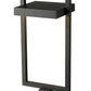 Z-Lite Luttrel 12" W x 32" H 1-Light LED Black Outdoor Post Mount Fixture and Square Pier Mount With Sand Blast Glass Shade