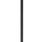 Z-Lite Luttrel 566PHXLS-536P-BK-LED 1-Light LED-Integrated Black Aluminum Frame Sand Blast Glass Shade Outdoor Post Mounted Fixture