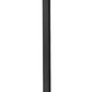 Z-Lite Luttrel 566PHXLS-536P-BK-LED 1-Light LED-Integrated Black Aluminum Frame Sand Blast Glass Shade Outdoor Post Mounted Fixture