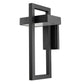 Z-Lite Luttrel 9" 1-Light LED Black Outdoor Wall Sconce With Frosted Glass Shade