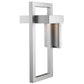 Z-Lite Luttrel 9" 1-Light LED Silver Outdoor Wall Sconce With Frosted Glass Shade