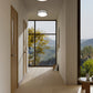 Z-Lite Madison 13" 1-Light LED Brushed Nickel and Frosted Acrylic Shade Flush Mount Lighting