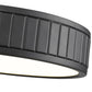 Z-Lite Madison 13" 1-Light LED Matte Black and Frosted Acrylic Shade Flush Mount Lighting