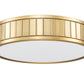 Z-Lite Madison 13" 1-Light LED Modern Gold and Frosted Acrylic Shade Flush Mount Lighting