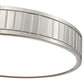 Z-Lite Madison 17" 1-Light LED Brushed Nickel and Frosted Acrylic Shade Flush Mount Lighting