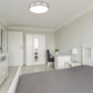 Z-Lite Madison 17" 1-Light LED Brushed Nickel and Frosted Acrylic Shade Flush Mount Lighting