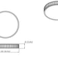 Z-Lite Madison 17" 1-Light LED Brushed Nickel and Frosted Acrylic Shade Flush Mount Lighting