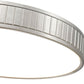 Z-Lite Madison 21" 1-Light LED Brushed Nickel and Frosted Acrylic Shade Flush Mount Lighting