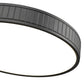Z-Lite Madison 21" 1-Light LED Matte Black and Frosted Acrylic Shade Flush Mount Lighting