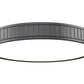 Z-Lite Madison 21" 1-Light LED Matte Black and Frosted Acrylic Shade Flush Mount Lighting