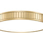 Z-Lite Madison 21" 1-Light LED Modern Gold and Frosted Acrylic Shade Flush Mount Lighting