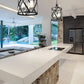 Z-Lite Malcalester 14" 3-Light Matte Black and Brushed Nickel Pendant Light With White Glass Shade