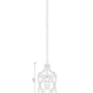 Z-Lite Malcalester 8" 1-Light Matte Black and Olde Brass Mini Pendant Light