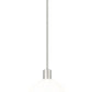 Z-Lite Margo 10" 1-Light Brushed Nickel Pendant Light With White Glass Shade