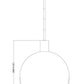 Z-Lite Margo 14" 1-Light Matte Black Pendant Light With Clear Seedy Glass Shade