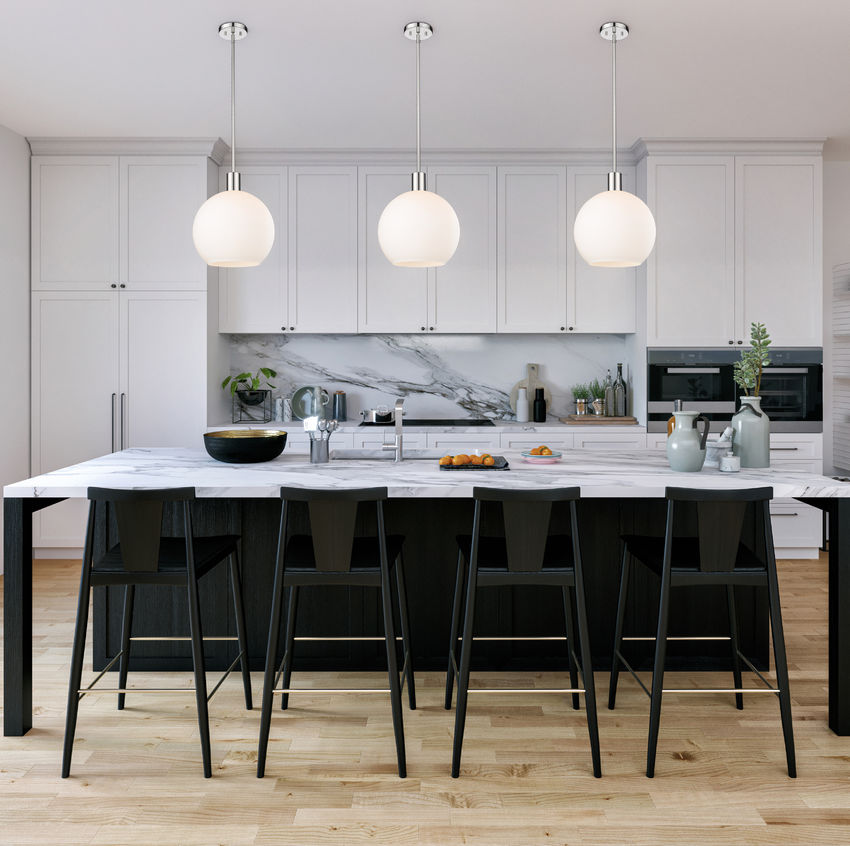 Z-Lite Margo 14" 1-Light Polished Nickel Pendant Light With White Glass Shade
