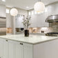 Z-Lite Margo 14" 1-Light Polished Nickel Pendant Light With White Glass Shade