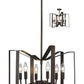 Z-Lite Marsala 20" 6-Light Bronze Steel Pendant Light