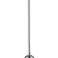 Z-Lite Mason 8" 1-Light Chrome Mini Pendant Light With Clear Seedy Glass Shade