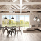 Z-Lite Melange 13" 1-Light Matte Black and Brushed Nickel Pendant Light