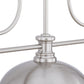 Z-Lite Melange 52" 3-Light Brushed Nickel Steel Billiard Light