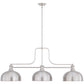 Z-Lite Melange 52" 3-Light Brushed Nickel Steel Billiard Light