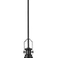 Z-Lite Melange 725MP-MB 1-Light Matte Black Steel Pendant Light