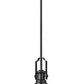 Z-Lite Melange 725MP-MB 1-Light Matte Black Steel Pendant Light