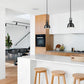 Z-Lite Melange 725MP-MB 1-Light Matte Black Steel Pendant Light