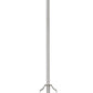 Z-Lite Melange 9" 1-Light Brushed Nickel Mini Pendant Light With Metal and Glass Shade