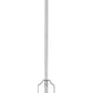 Z-Lite Melange 9" 1-Light Chrome Mini Pendant Light With Metal and Glass Shade