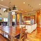Z-Lite Melange 9" 1-Light Heritage Brass Mini Pendant Light With Metal and Glass Shade